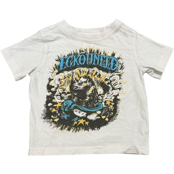 Ecko Unltd Rhino Street Art Y2K Graphic Baby T-shirt - Picture 1 of 3